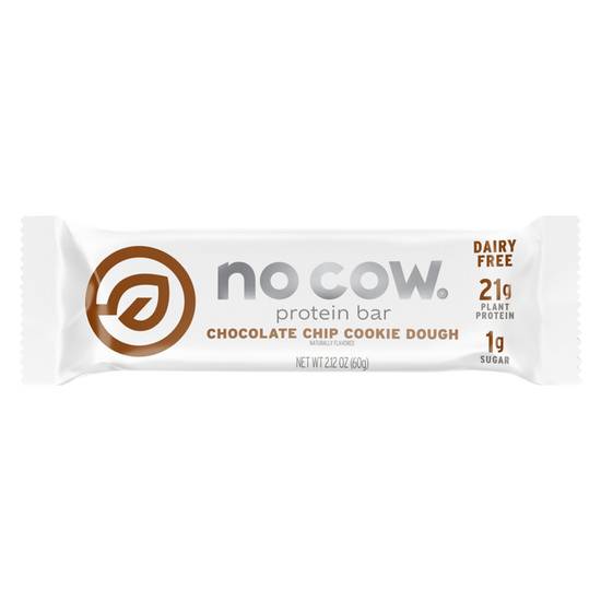 Order No Cow Chocolate Chip Cookie Dough Protein Bar 2.12oz food online from Everyday Needs by Gopuff store, Omaha on bringmethat.com
