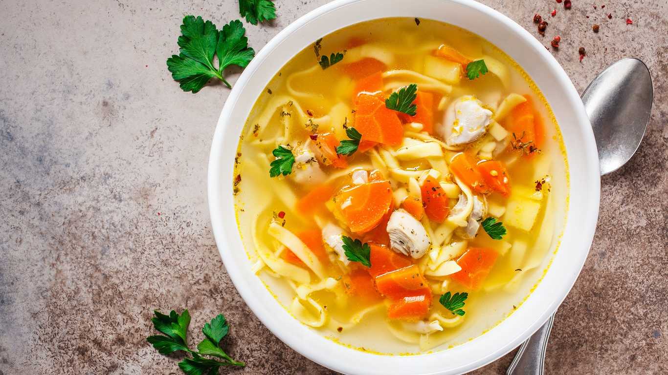 Order Old Fashioned Chicken Noodle Soup food online from Rustic Bakery store, Larkspur on bringmethat.com