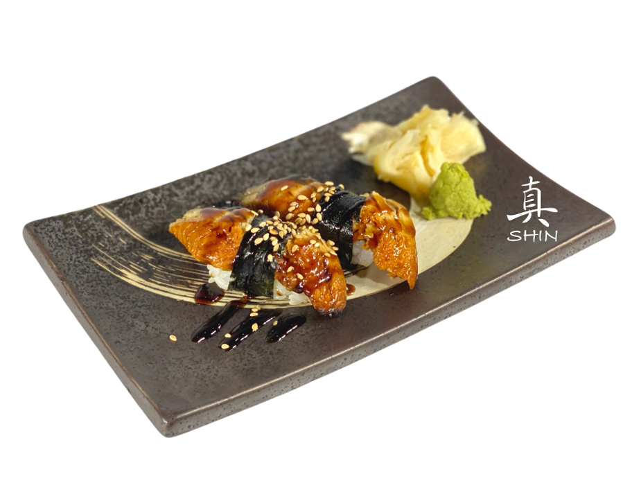 Order Eel Nigiri food online from Shin ramen store, Los Angeles on bringmethat.com