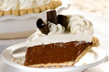 Order Chocolate French Silk Pie food online from Perkins Restaurant 3842 store, Grand Forks on bringmethat.com