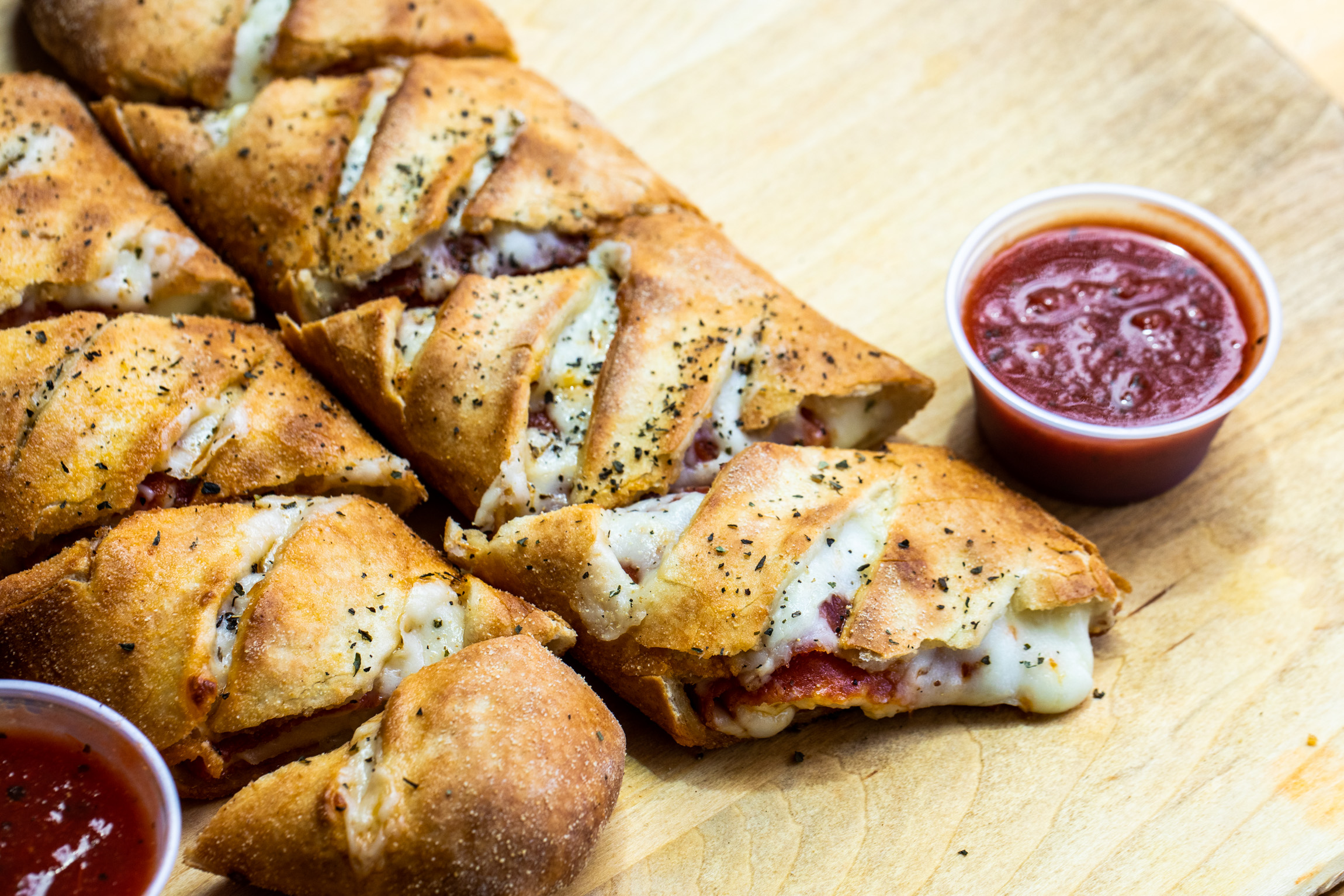 Order Pepperoni Stromboli food online from East Side Pies store, Austin on bringmethat.com