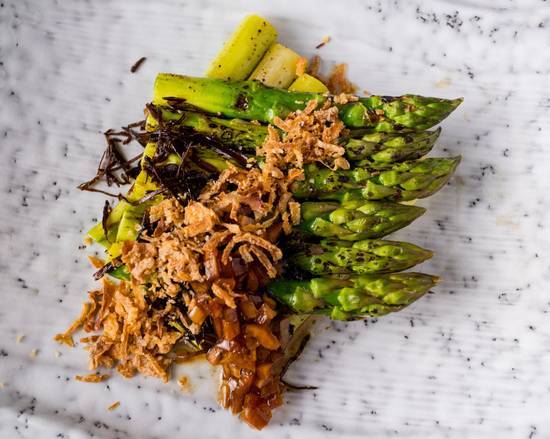 Order Grilled Asparagus food online from Fushimi Japanese Cuisine store, Brooklyn on bringmethat.com
