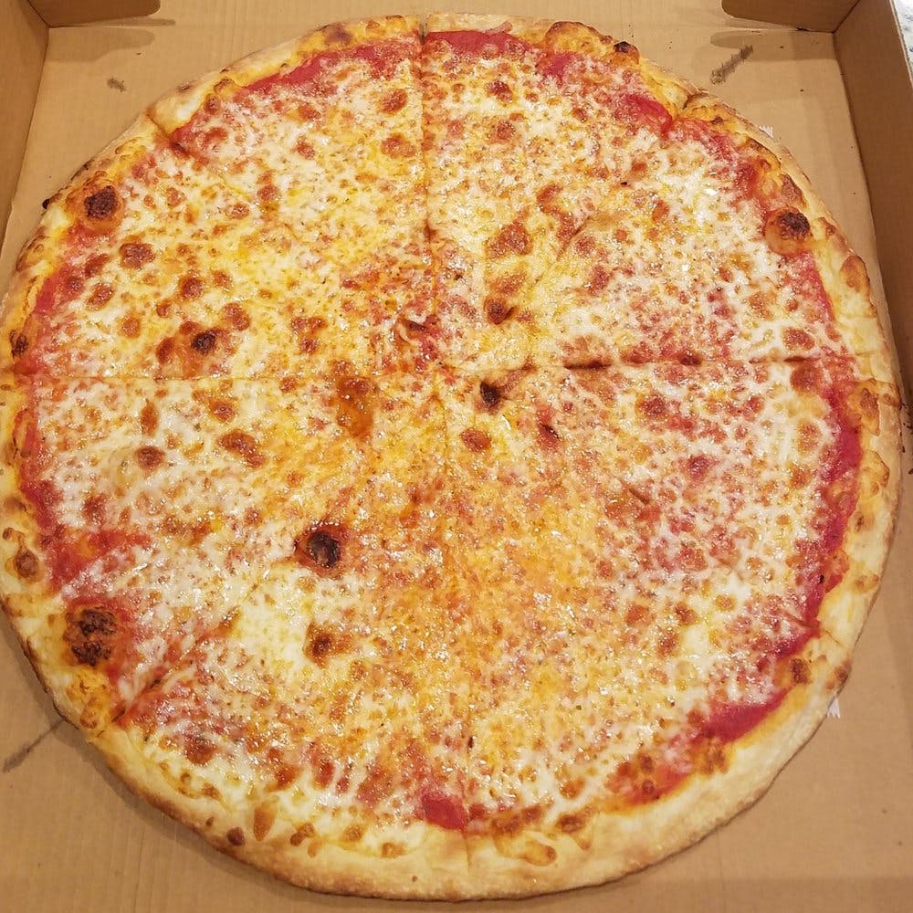 Order Cheese Pizza - Small 10'' (4 Slices) food online from Ducatis Pizzeria & Trattoria store, Myrtle Beach on bringmethat.com