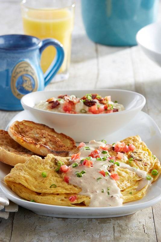 Order Mardi Gras Omelette food online from Another Broken Egg store, Lafayette on bringmethat.com