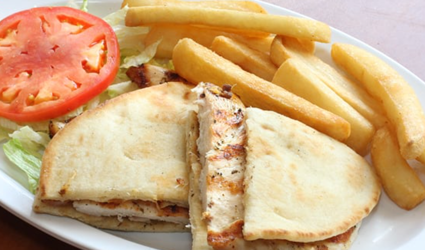 Order Chicken Pita Sandwich food online from Central Gyros store, Chicago on bringmethat.com