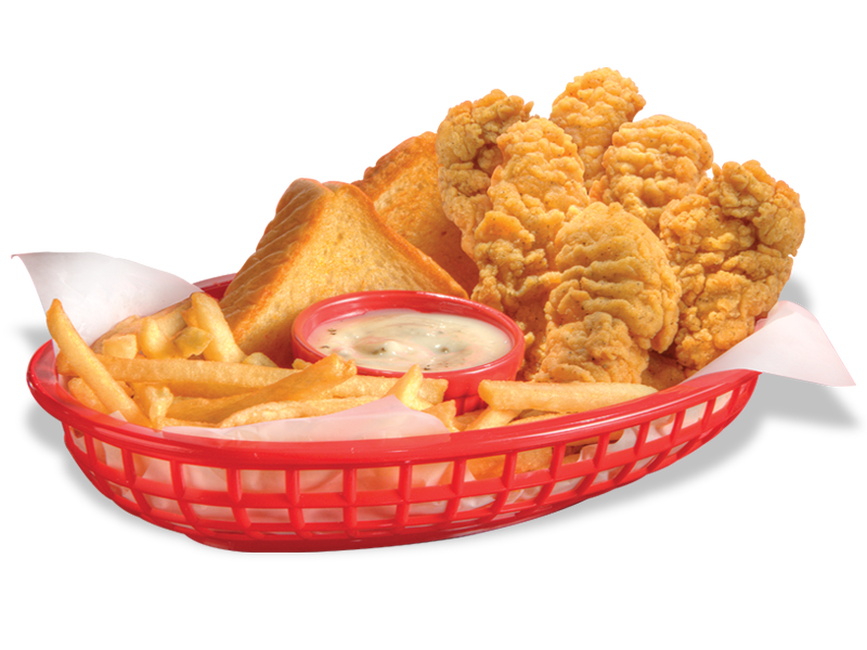 Order Chicken Strip Country Basket® (6 Pieces) food online from Dairy Queen store, Fort Worth on bringmethat.com
