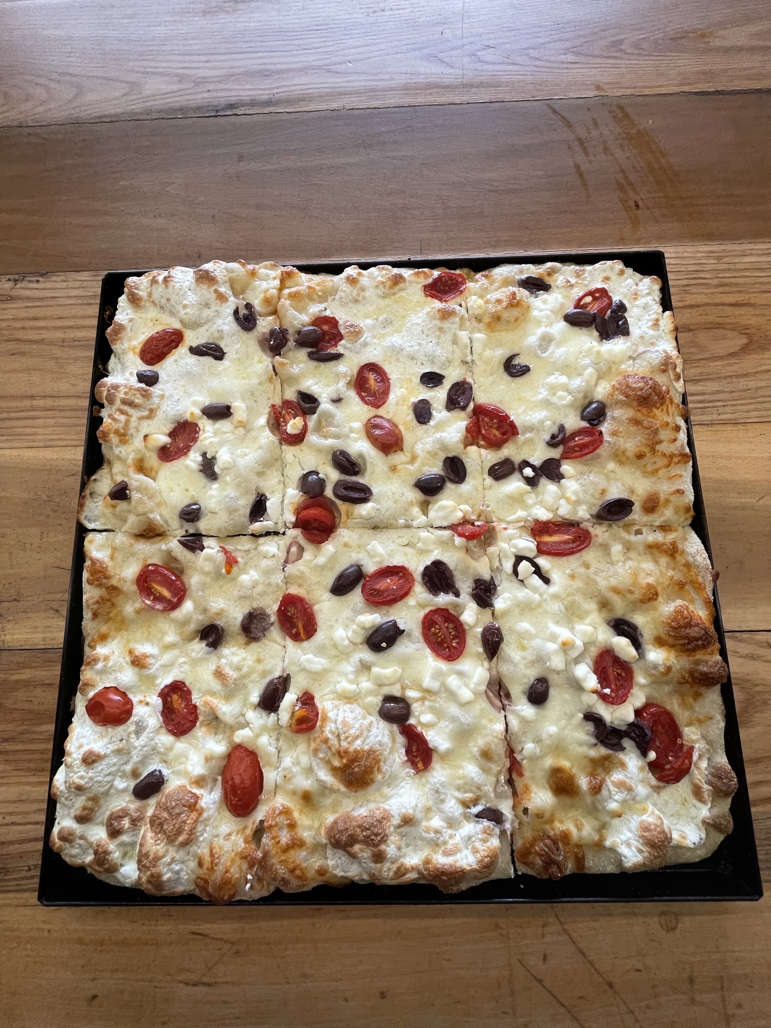 Order Goat Cheese Pizza food online from Sqr Artisan Pizza store, Summit on bringmethat.com