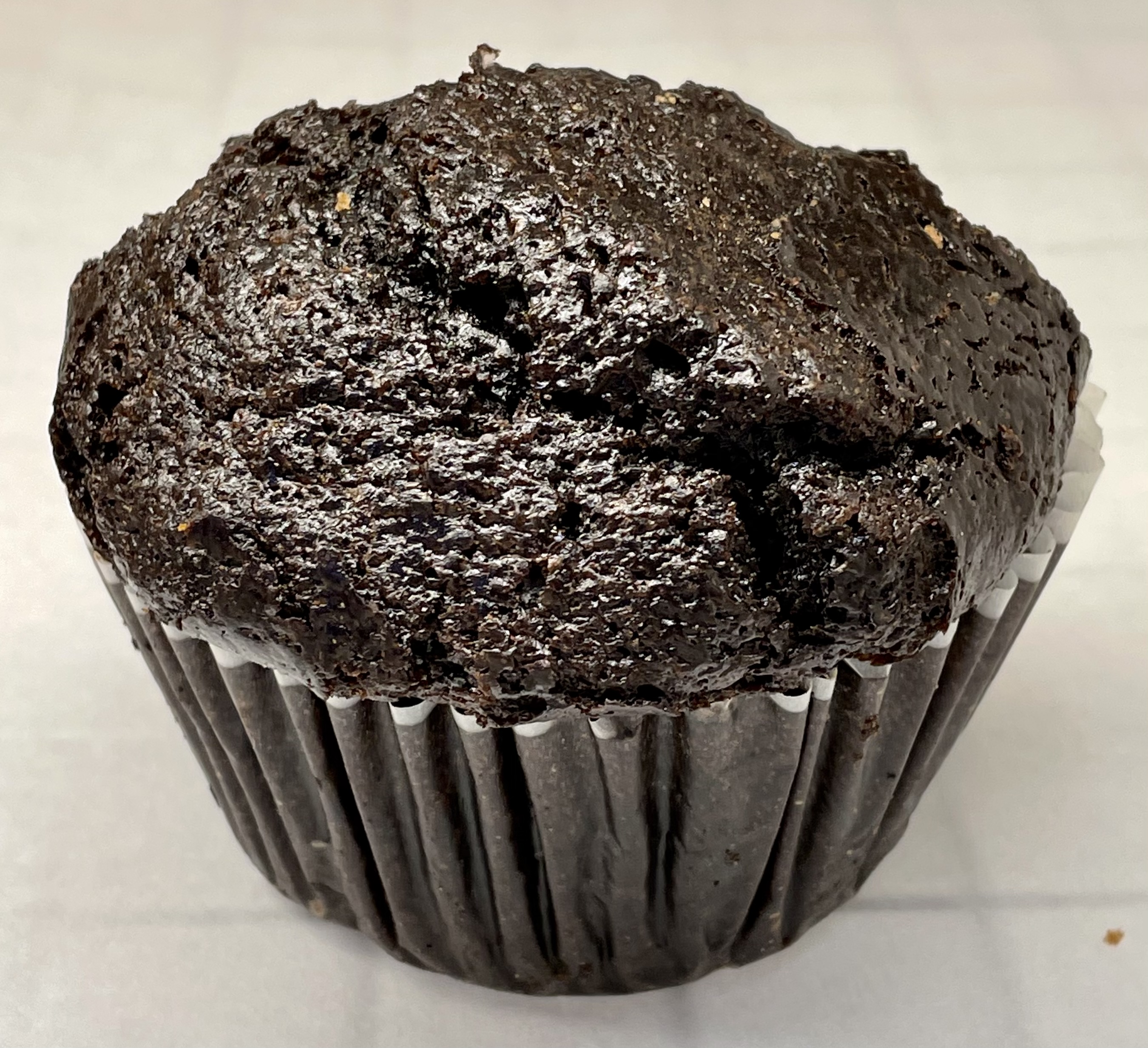 Order Double Chocolate Muffin food online from Boston Donuts store, Fitchburg on bringmethat.com