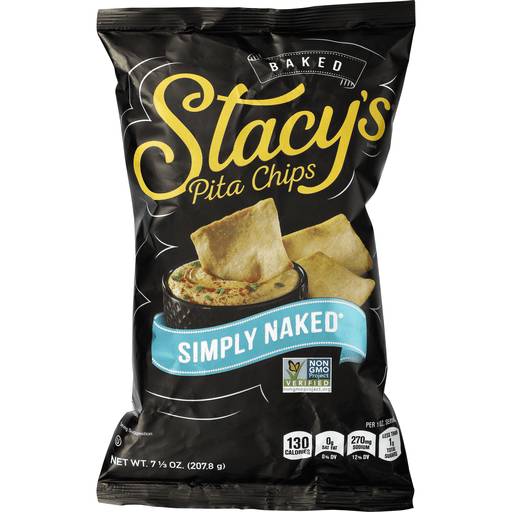 Order Stacy's Simply Naked Pita Chip (7.33 OZ) 92025 food online from Bevmo! store, Albany on bringmethat.com