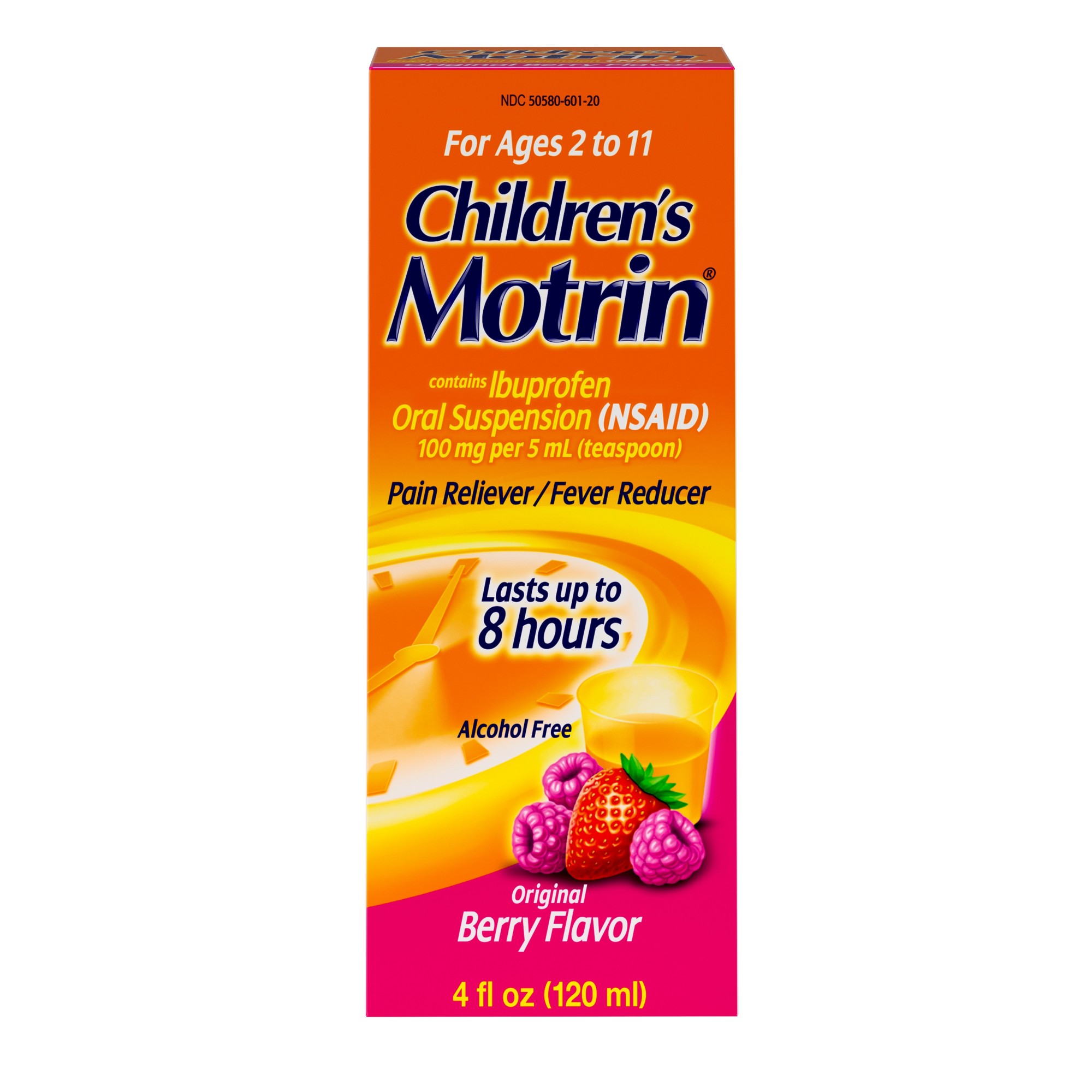 Order Children's Motrin Ibuprofen Kids Medicine - Berry, 4 fl oz food online from Rite Aid store, Aston on bringmethat.com