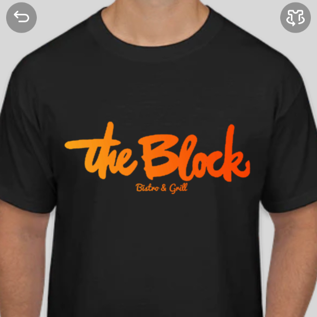 Order Block T-Shirt food online from The Block Bistro And Grill store, Indianapolis on bringmethat.com