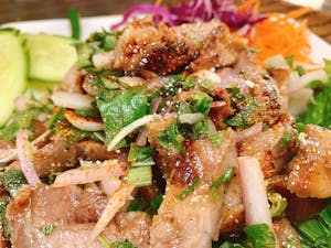Order Nam Tok Pork food online from Red Chicken store, San Gabriel on bringmethat.com