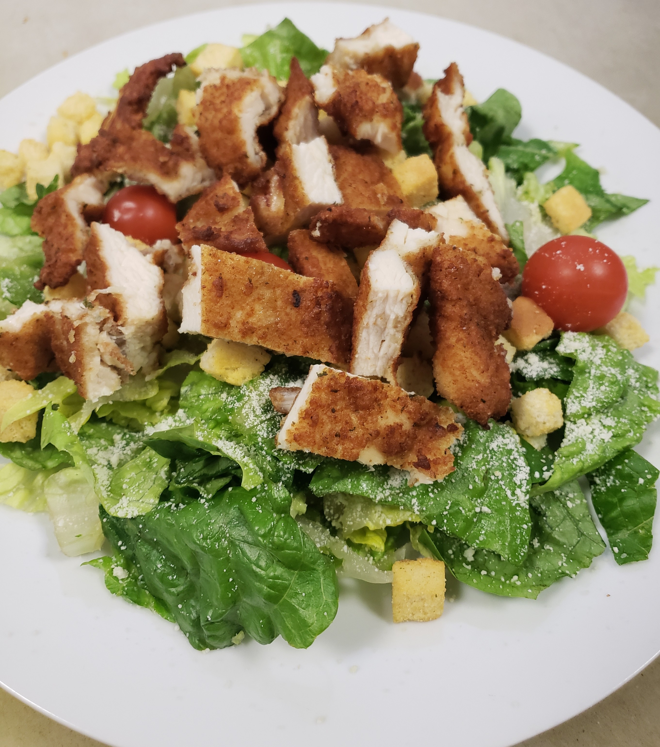 Order Chicken Caesar Salad food online from LA Lasagna Co. store, Northridge on bringmethat.com