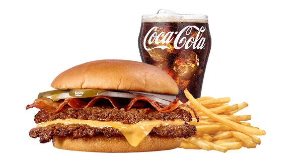 Order Bacon 'n Cheese Double Steakburger Combo food online from Steak n Shake store, Beaumont on bringmethat.com
