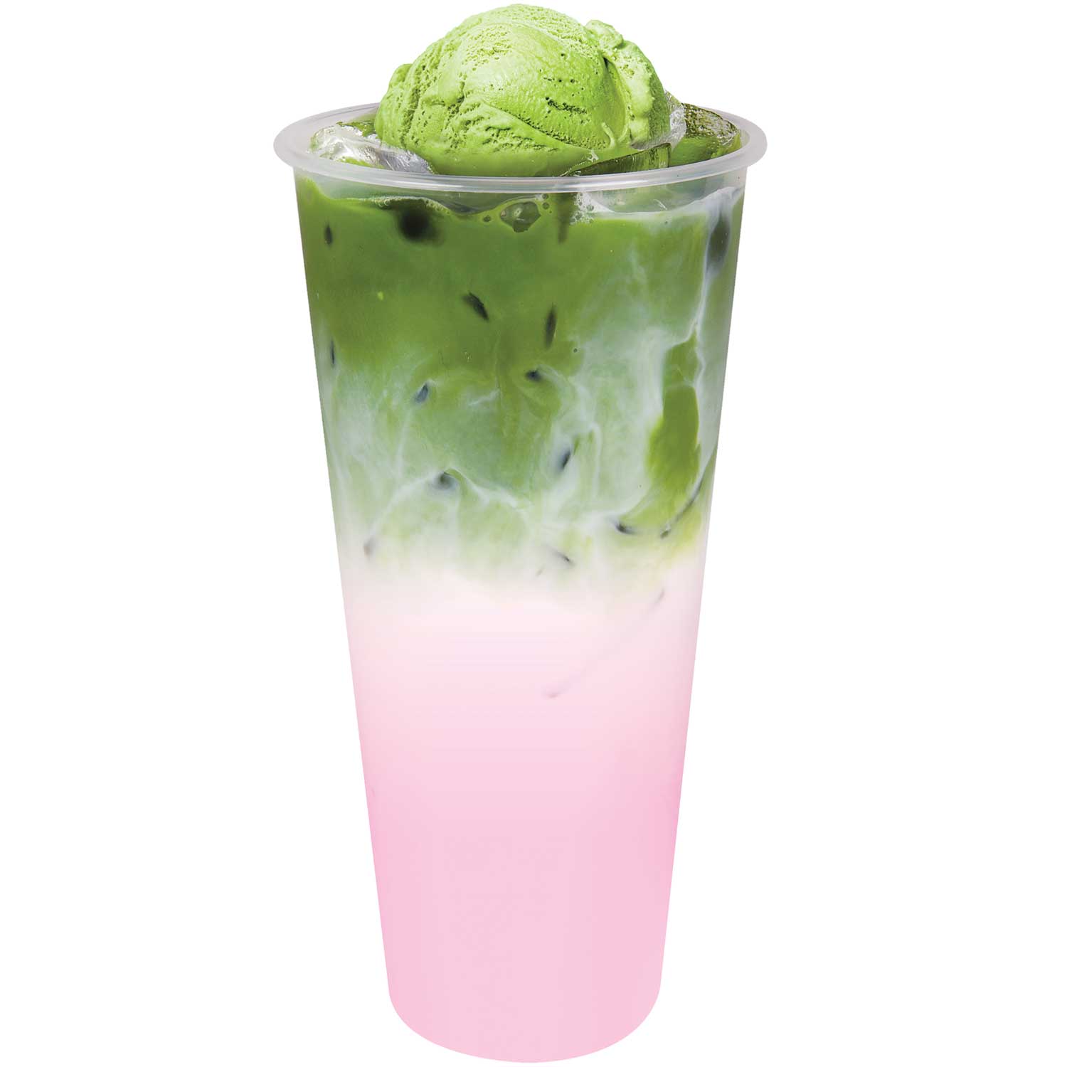 Order Rose Matcha Float food online from Boba Time store, Buena Park on bringmethat.com