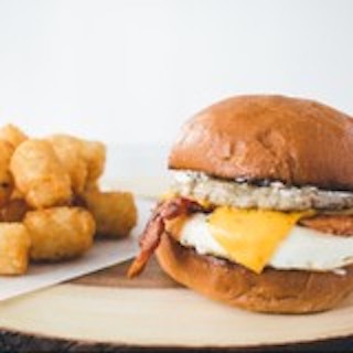Order Bacon, Sausage, Egg N Cheez Sandwich Combo food online from Bunz store, Huntington Beach on bringmethat.com