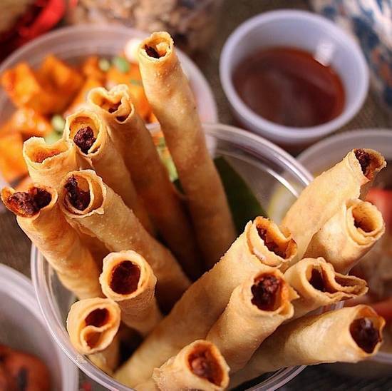 Order Lumpia - 1 roll food online from Meat on the Street store, Milwaukee on bringmethat.com