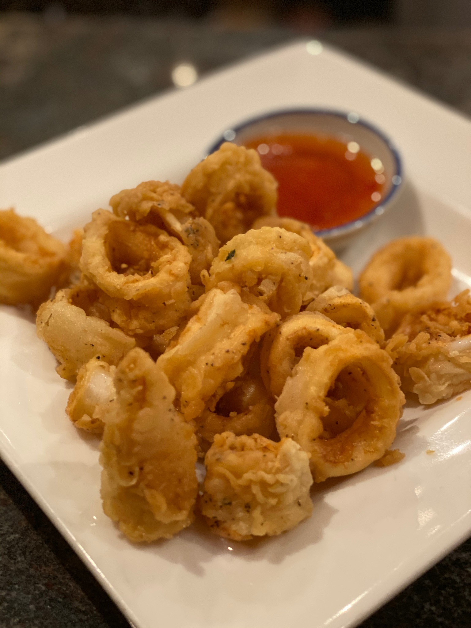Order Crispy Squid food online from Sweet Basil store, Woodside on bringmethat.com