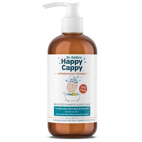 Order Happy Cappy Children's Medicated Shampoo & Body Wash for Seborrheic Dermatitis & Dandruff Fragrance Free - 8.0 fl oz food online from Walgreens store, Arvada on bringmethat.com
