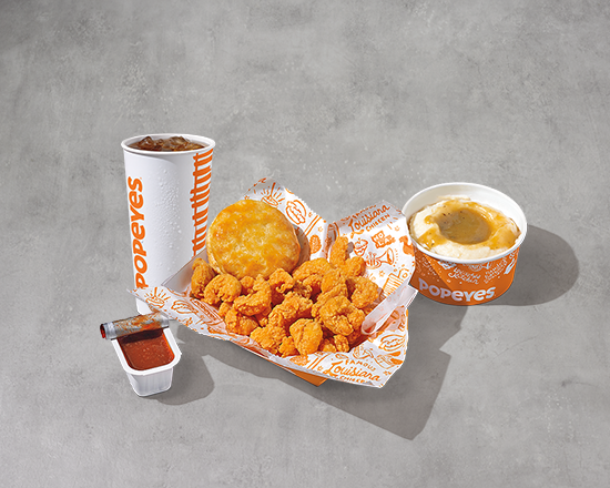 Order ¼ Pound Popcorn Shrimp Combo* food online from Popeyes store, Pottstown on bringmethat.com