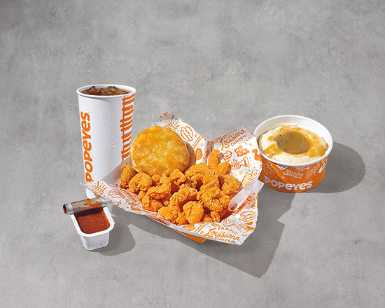 Order ¼ Pound Popcorn Shrimp Combo* food online from Popeyes store, Houston on bringmethat.com