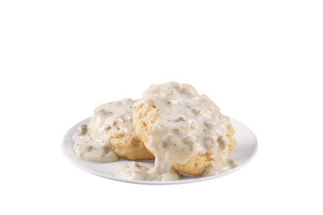 Order Biscuits & Gravy (1/2 Order) food online from Dairy Queen store, Holly Springs on bringmethat.com