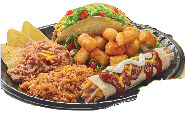 Order Enchilada Platter food online from Taco Time store, Salt Lake City on bringmethat.com