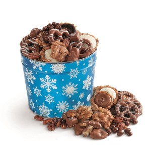 Order Winter Flurry Gift Tin food online from Savannah Candy Kitchen store, Atlanta on bringmethat.com