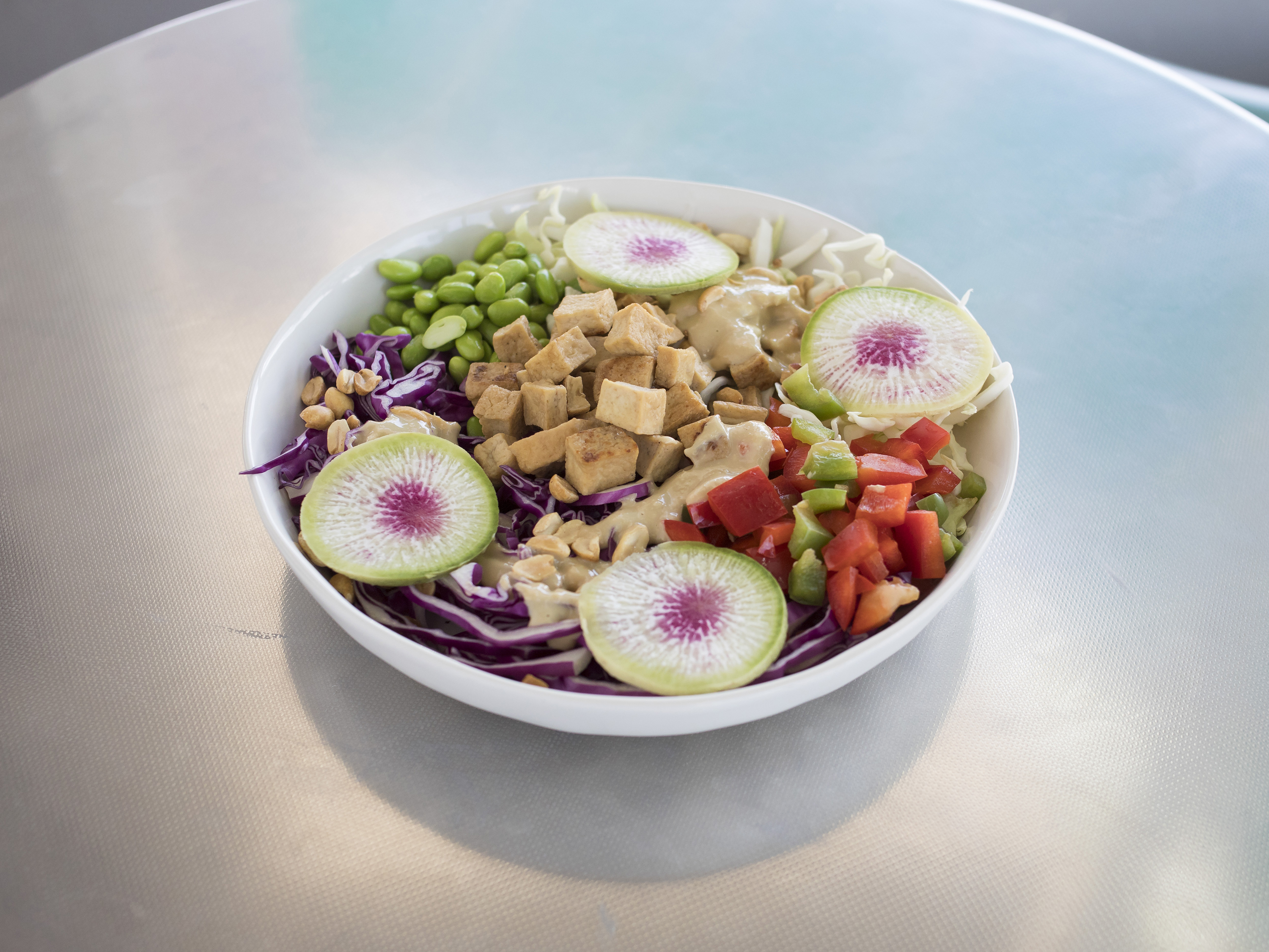 Order Asian Salad food online from Mata G Vegetarian Kitchen store, Albuquerque on bringmethat.com