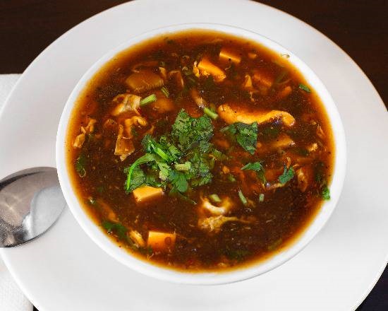 Order 19. Chicken Hot and Sour Soup food online from Sagar Chinese store, Bellerose on bringmethat.com