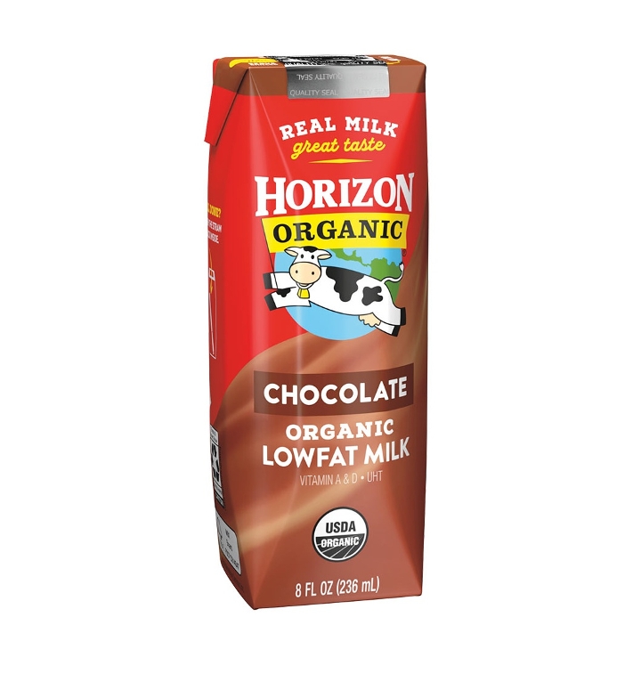 Order Horizon Organic Chocolate Milk 8 oz food online from The Waffle Bus store, Houston on bringmethat.com