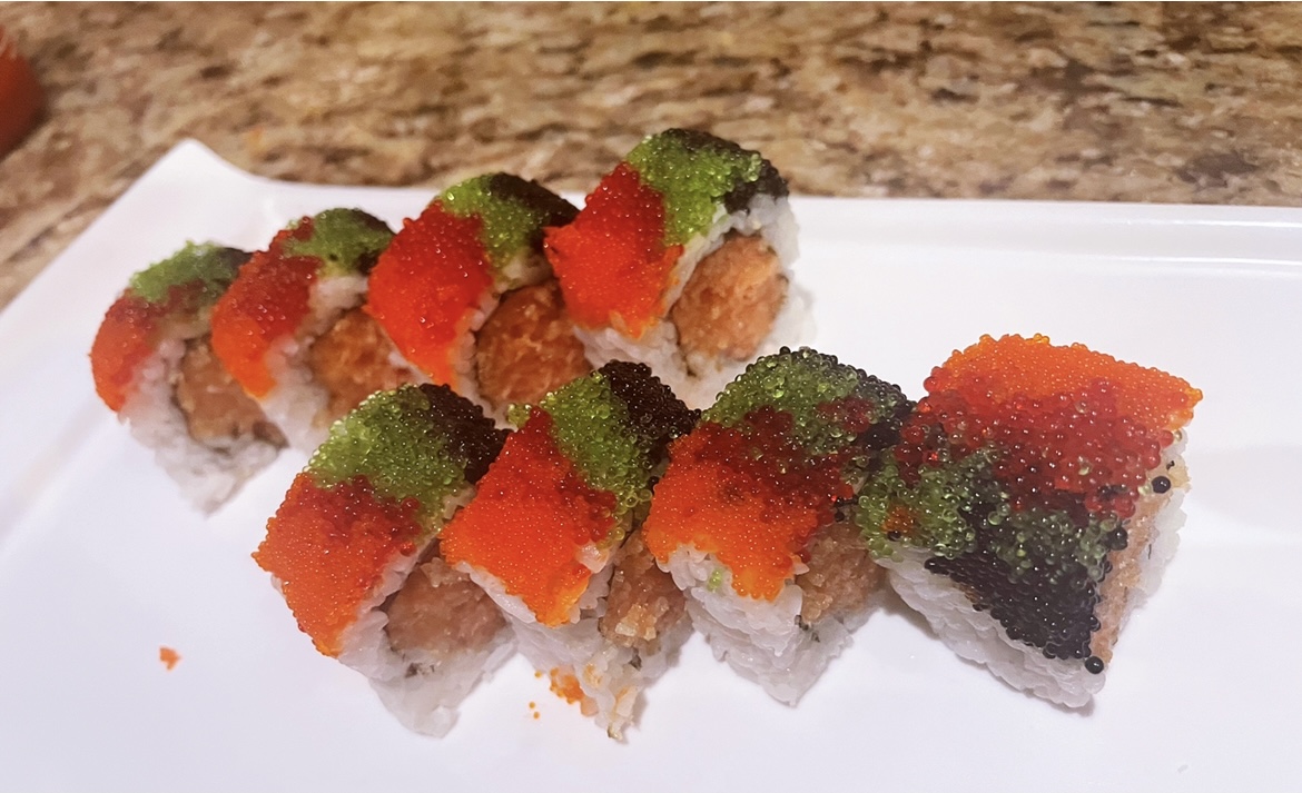 Order Four Season Roll food online from Osaki Sushi & Hibachi store, Duncanville on bringmethat.com