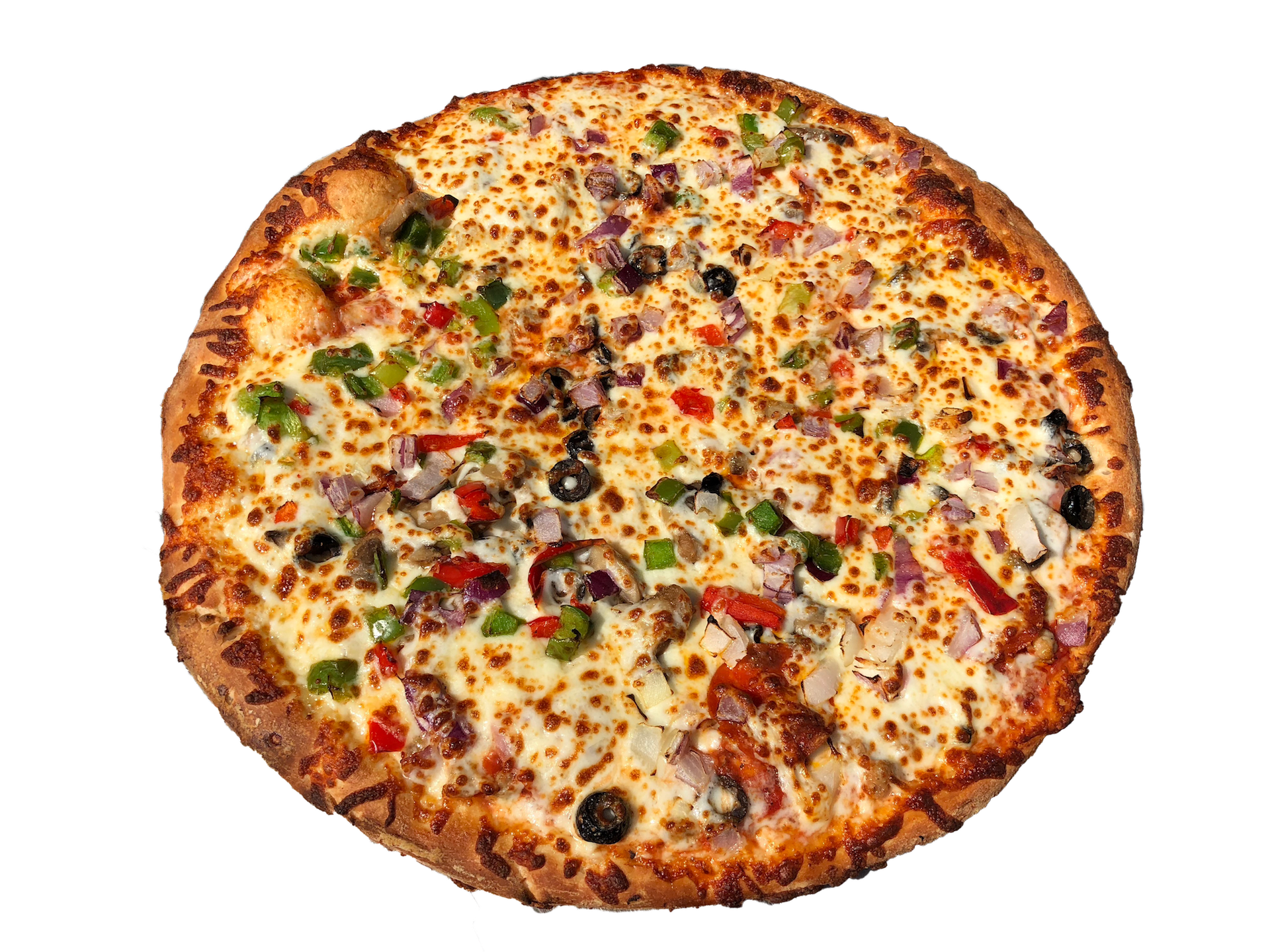 Order Supreme Pizza food online from Stars & Stripes Pizza store, Oklahoma City on bringmethat.com