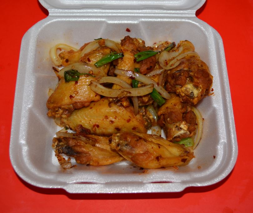 Order C13. Spicy Garlic Chicken Wings food online from Canton Express store, Plano on bringmethat.com