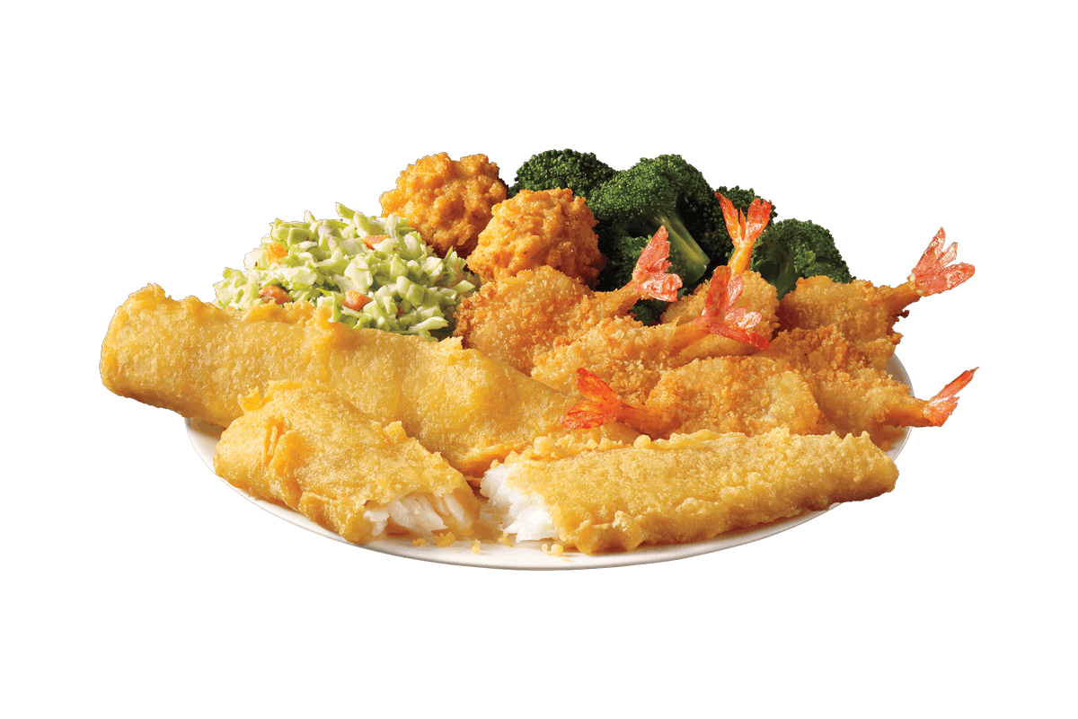 Order 2 Piece Fish & 6 Piece Butterfly Shrimp Meal food online from Captain D's Seafood store, Winder on bringmethat.com
