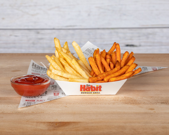 Order Sweet Potato Fries & Fries food online from The Habit Burger Grill store, Irvine on bringmethat.com