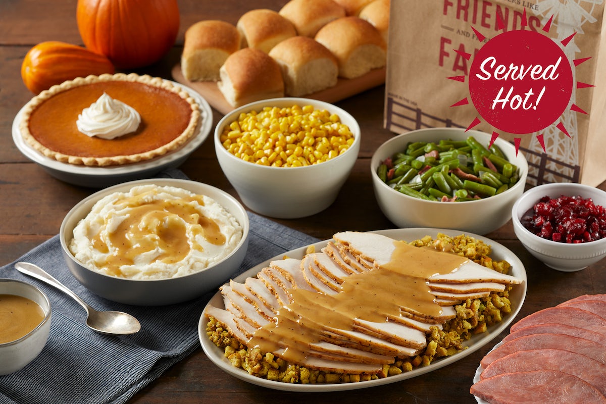 Order Holiday Hot Family Meal food online from Bob Evans Restaurant store, Jacksonville on bringmethat.com