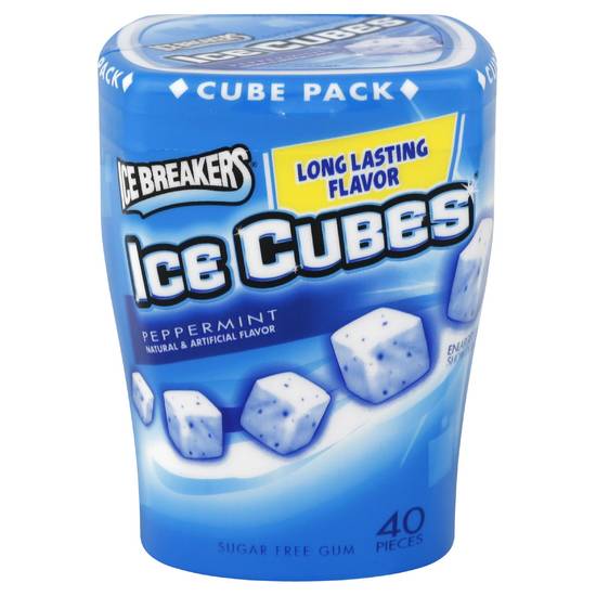 Order Ice Breakers Gum Sugar Free Peppermint Cube Pack (40 ct) food online from Rite Aid store, Yamhill County on bringmethat.com
