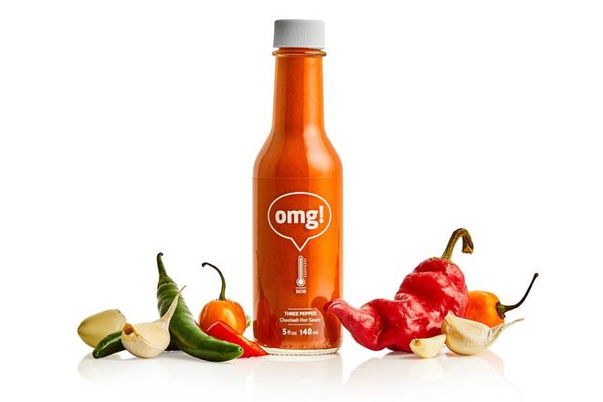 Order Omg Hot Sauce Bottle food online from Choolaah Indian Bbq store, King of Prussia on bringmethat.com