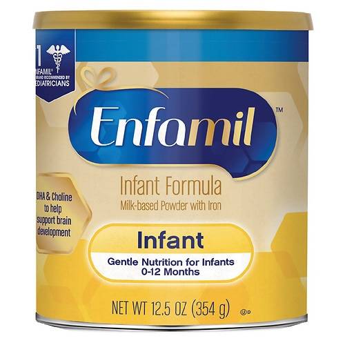 Order Enfamil Infant Formula Milk-Based with Iron Powder Makes 90 Ounces - 12.5 oz food online from Walgreens store, Glenview on bringmethat.com