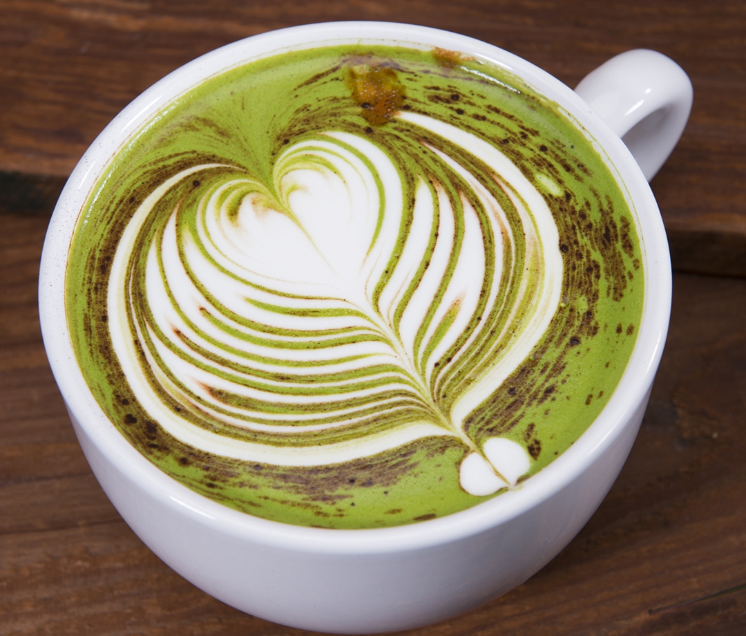 Order Rising Sun Matcha Latté™ food online from Urth Caffe store, Beverly Hills on bringmethat.com