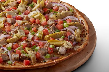 Order Tuscan Garlic Chicken Pizza food online from Pizza Guys store, Livermore on bringmethat.com