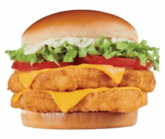 Order Double patty Vegan chicken sandwich food online from Mac Pizza & Wings store, Richmond on bringmethat.com