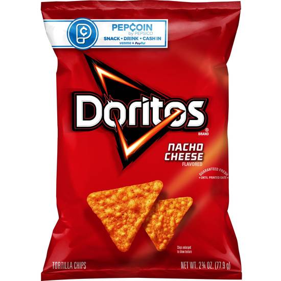 Order Doritos Nacho Cheese Flavored Chips food online from Pepack Sunoco store, Peapack on bringmethat.com