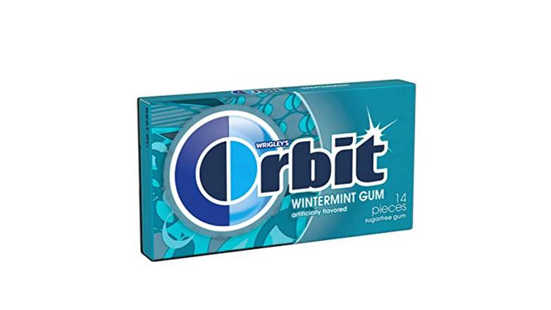 Order Orbit Wintermint Gum - 14 Pieces food online from Shell Rock Spring store, Bel Air on bringmethat.com