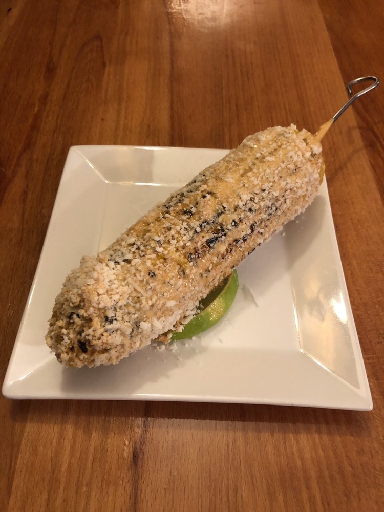 Order Street Corn, Cotija and Chile Powder food online from Taqueria Kermes store, Ridgewood on bringmethat.com