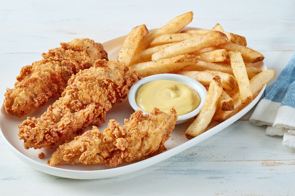 Order Kids Large Chicken Tenders food online from Ocharleys store, Canal Winchester on bringmethat.com