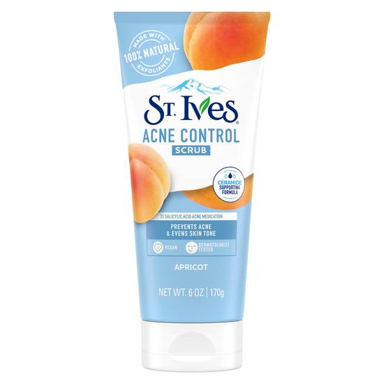 Order St. Ives Blemish Control Apricot Face Scrub, 6 OZ food online from CVS store, FRANKFORT on bringmethat.com