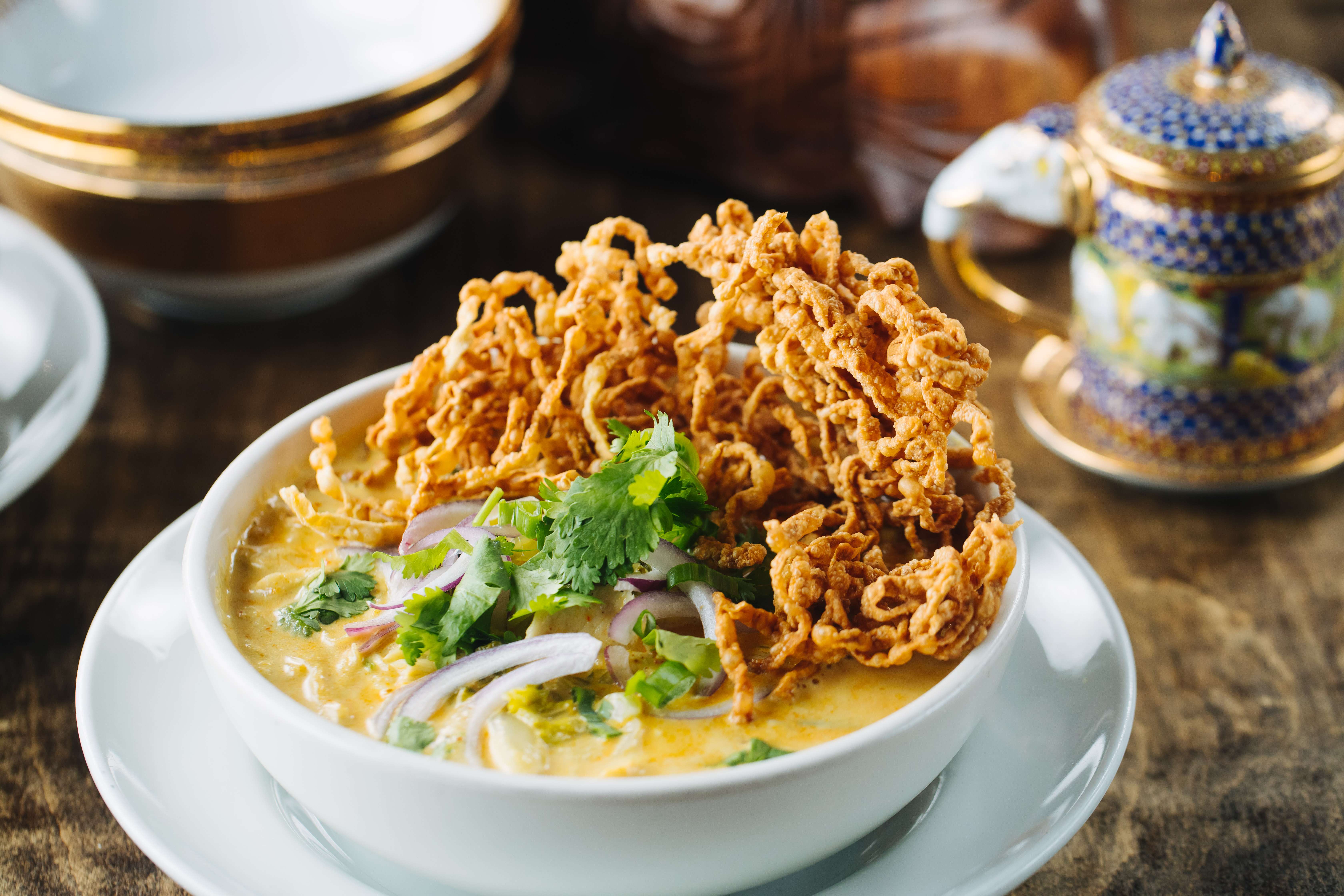 Order Kao Soi Noodle Soup food online from Si Lom store, Dallas on bringmethat.com