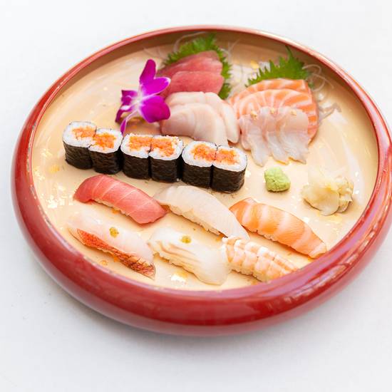 Order Sushi Sashimi Combination food online from Blue Ribbon Sushi store, Pacific Palisades on bringmethat.com